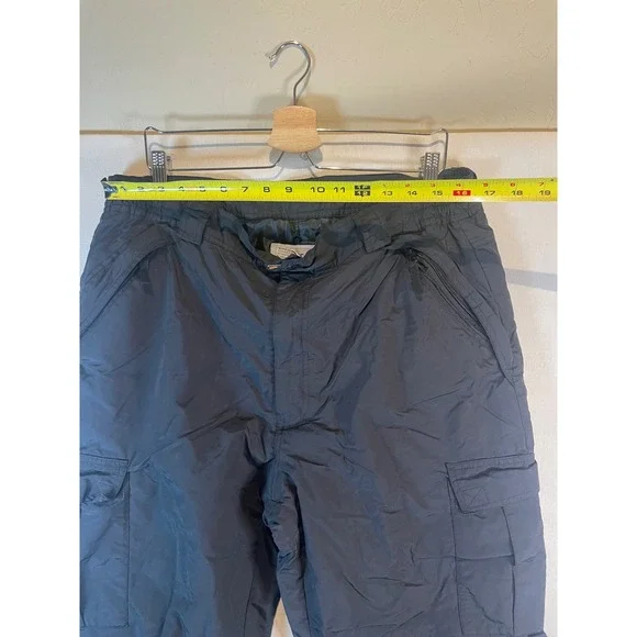 Pulse Mens 2XL Black Insulated Cargo Snow Pants Ski Snowboard Winter Utility - Picture 7 of 11
